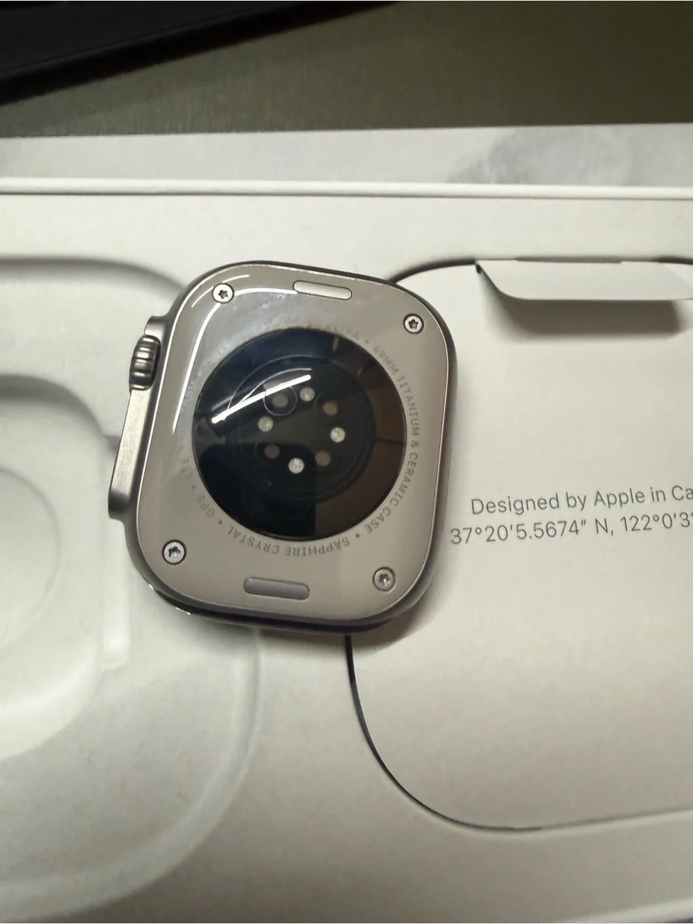 Apple Watch Ultra One 49mm Titanium Case with Green Alpine Loop with Extra